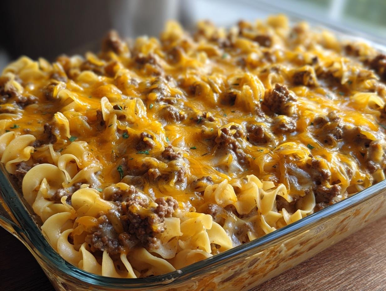 Cozy Beef Noodle Casserole