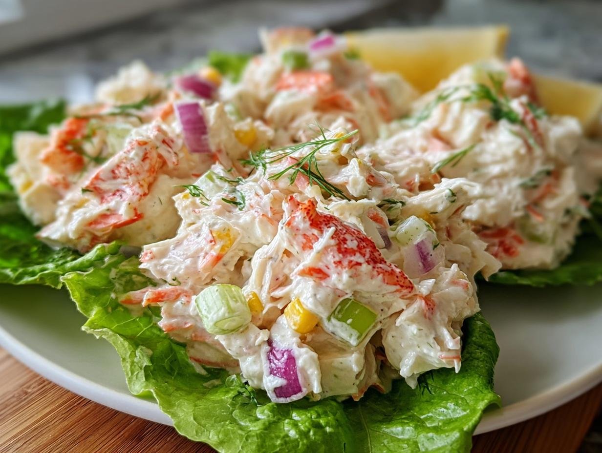Creamy Seafood Salad Imitation