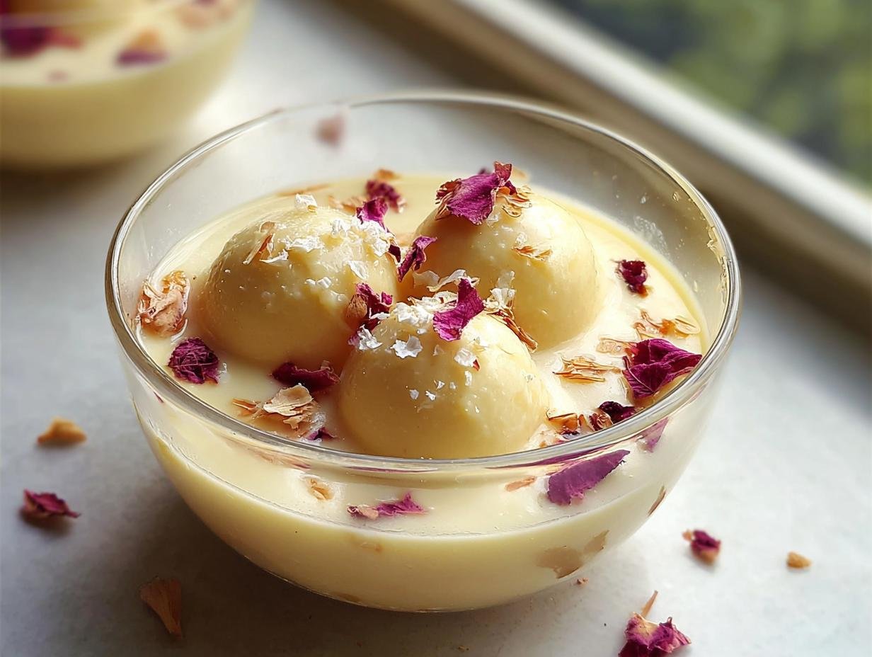 Custard Rasgulla Perfection: 1 Amazing Recipe - Custard Rasgulla - main visual representation
