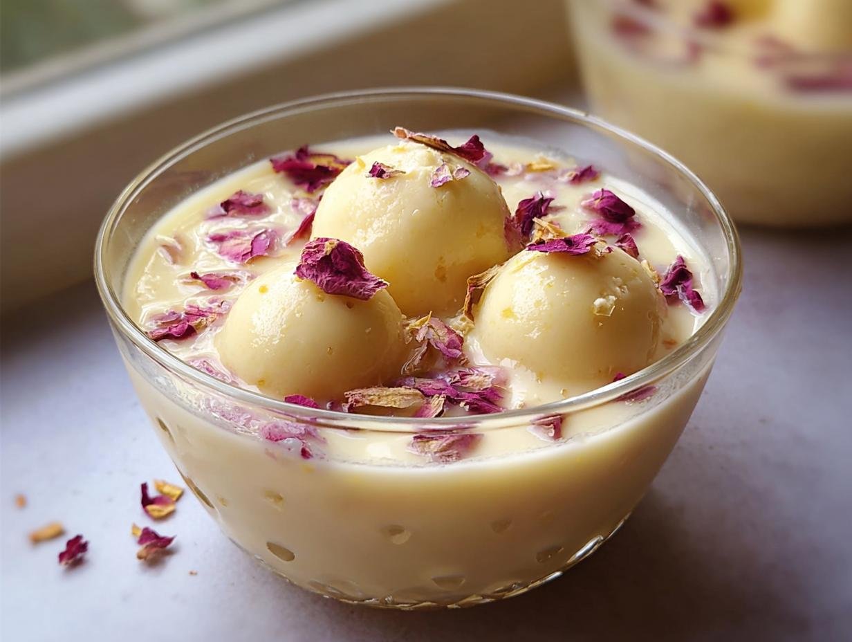 Custard Rasgulla