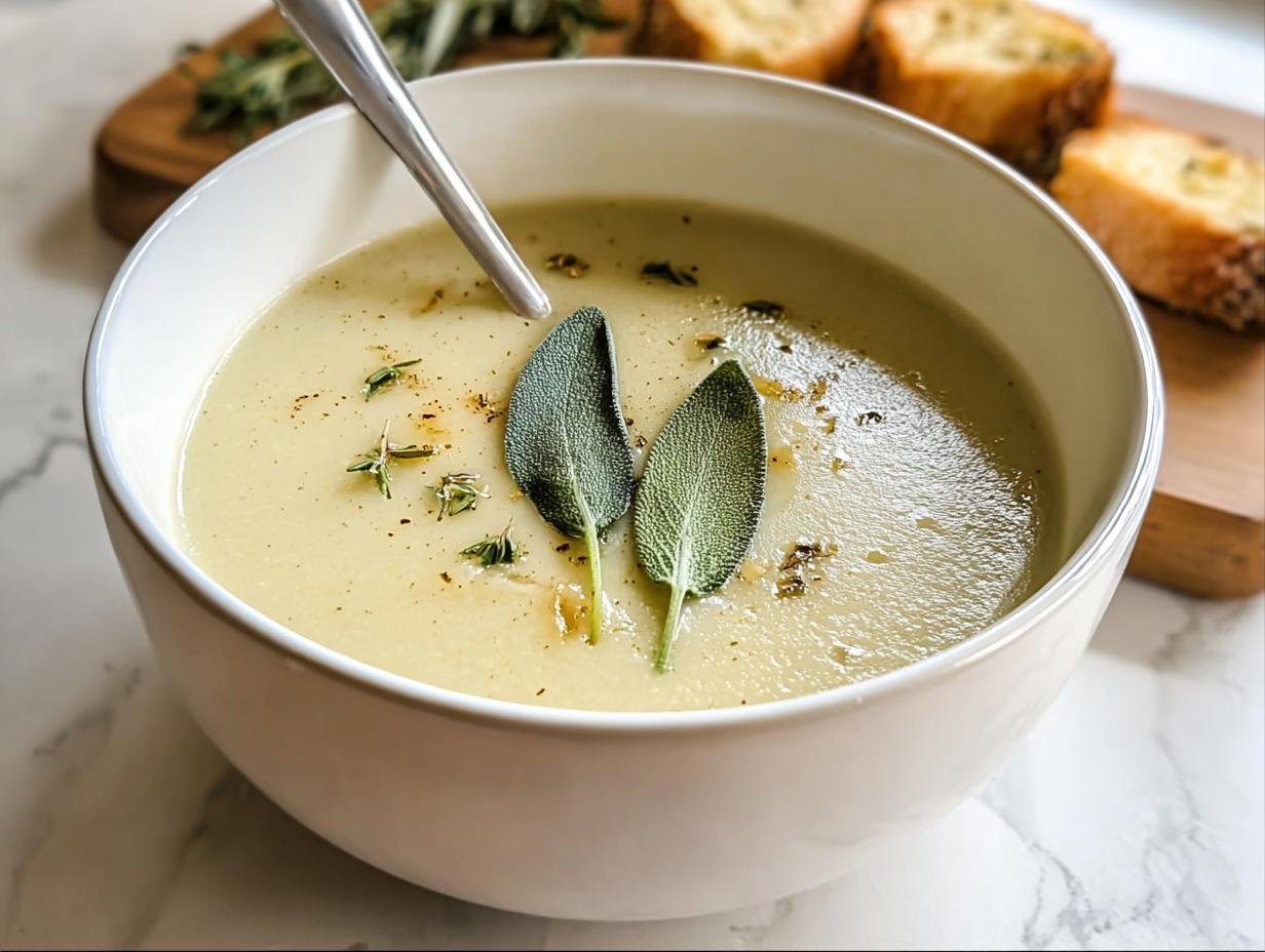 Authentic French Garlic Soup: 8 Cloves Yum - French Garlic Soup - additional detail