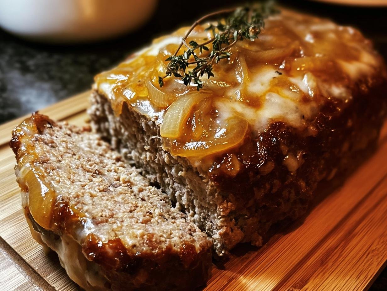 French Onion Meatloaf: 2 Easy Flavor Secrets - French Onion Meatloaf - additional detail