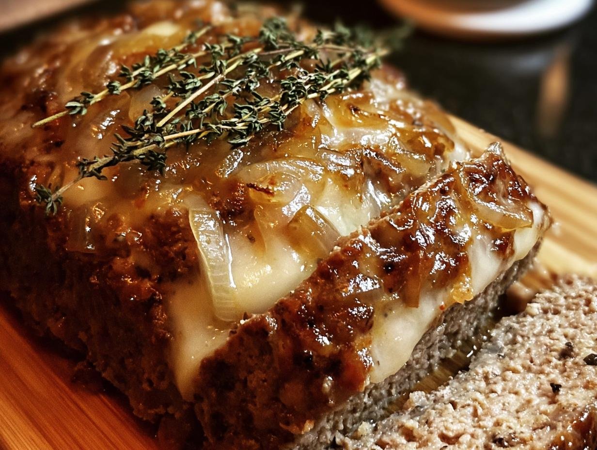 French Onion Meatloaf: 2 Easy Flavor Secrets - French Onion Meatloaf - additional detail