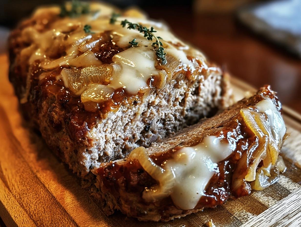 French Onion Meatloaf