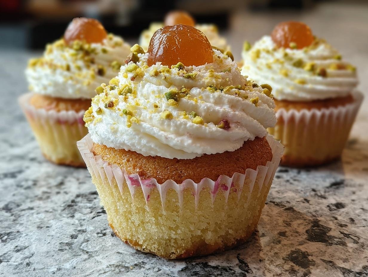 Gulab Jamun Cupcakes