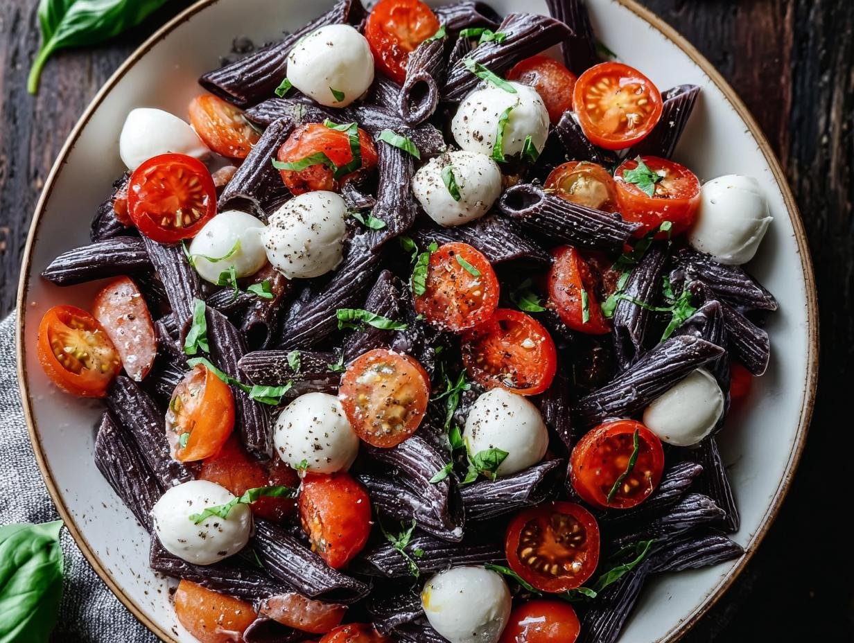Halloween Caprese Pasta Salad: 8 Spooky Delights - Halloween Caprese Pasta Salad - additional detail