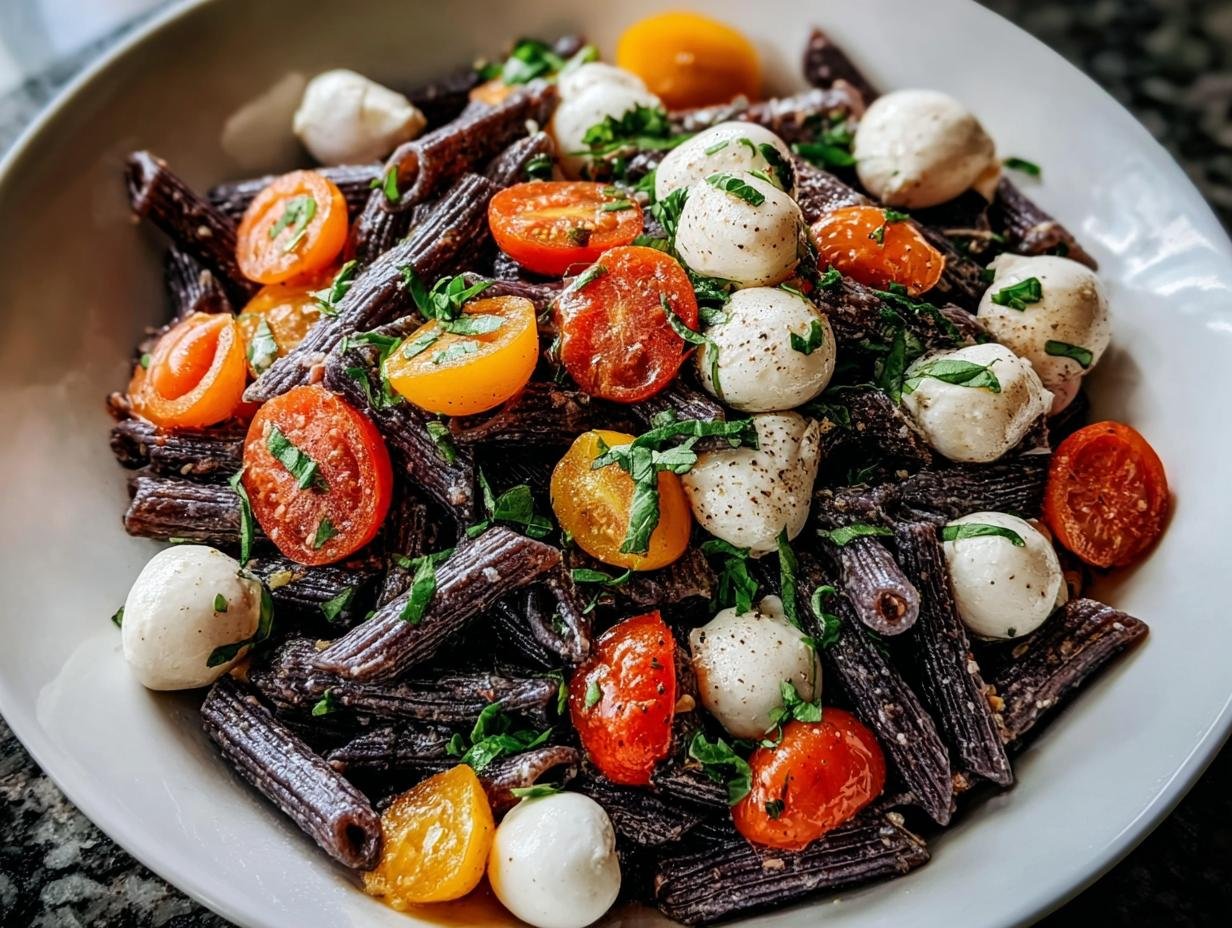 Halloween Caprese Pasta Salad: 8 Spooky Delights - Halloween Caprese Pasta Salad - additional detail