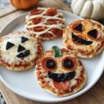 Halloween Mini Pizzas