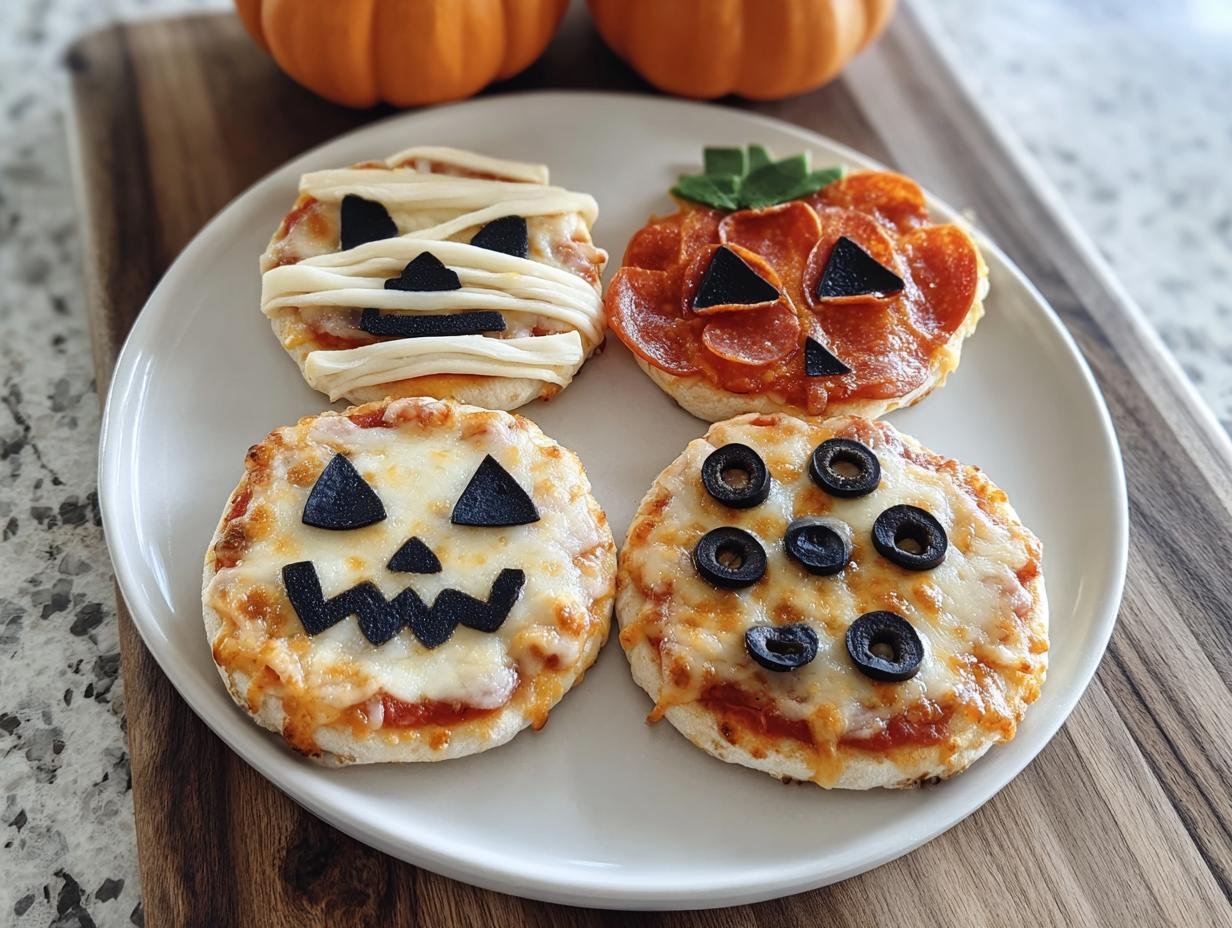 Fabulous Halloween Mini Pizzas: 4 Easy Spooky Bites - Halloween Mini Pizzas - additional detail