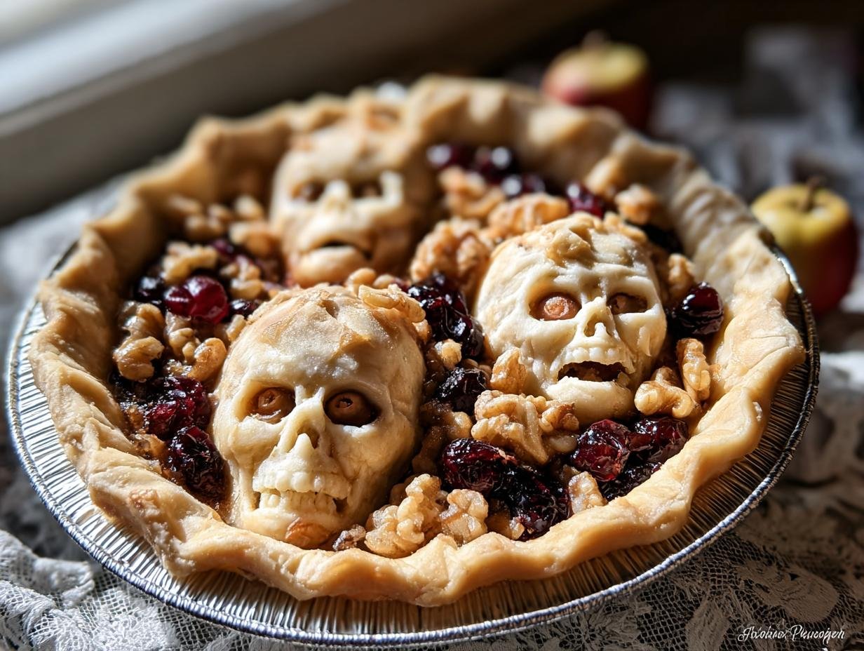 Halloween Shrunken Heads Pie: Spooky 3-Hour Bake - Halloween Shrunken Heads Pie - additional detail