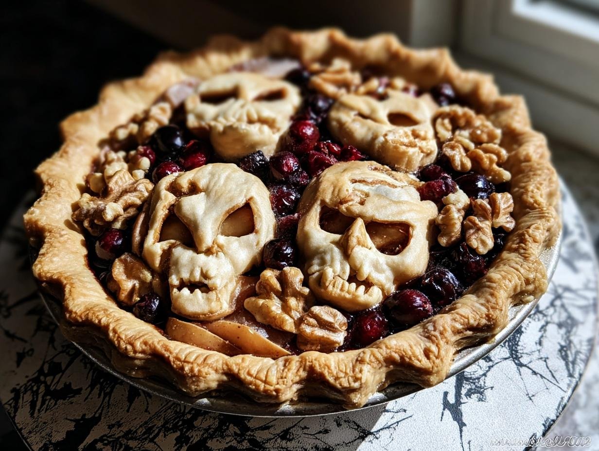 Halloween Shrunken Heads Pie: Spooky 3-Hour Bake - Halloween Shrunken Heads Pie - additional detail