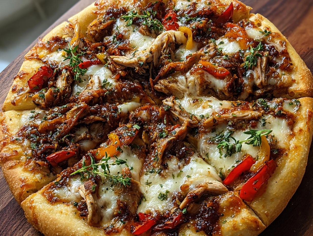 Jamaican Jerk Chicken Pizza: 1 Flavor Bomb - Jamaican Jerk Chicken Pizza - additional detail