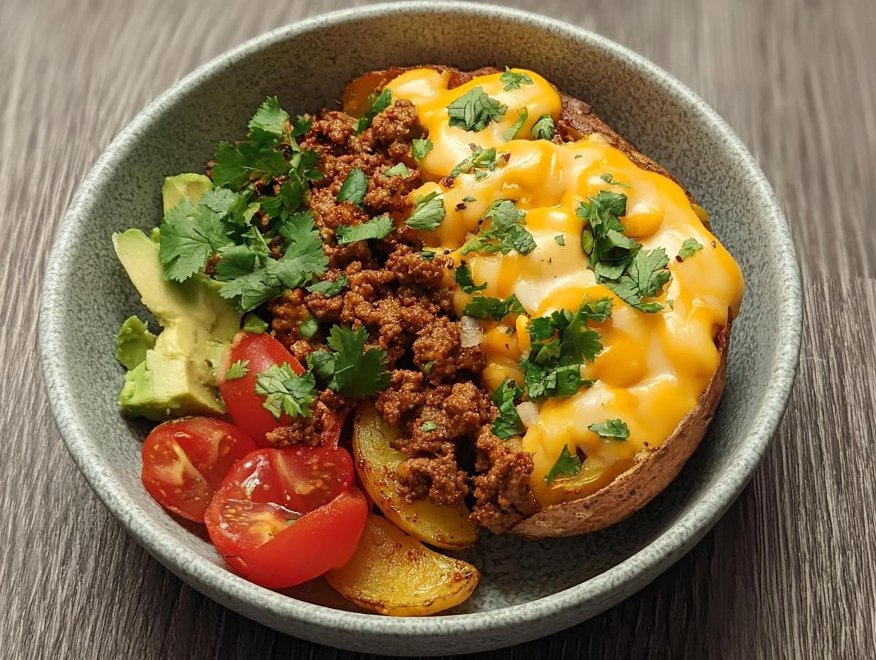 Loaded Fiesta Potato Bowl: 1 Flavor Explosion - Loaded Fiesta Potato Bowl - additional detail
