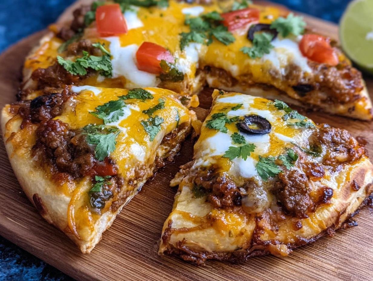Amazing Mexican Pizza in 50 Minutes - Mexican Pizza - main visual representation
