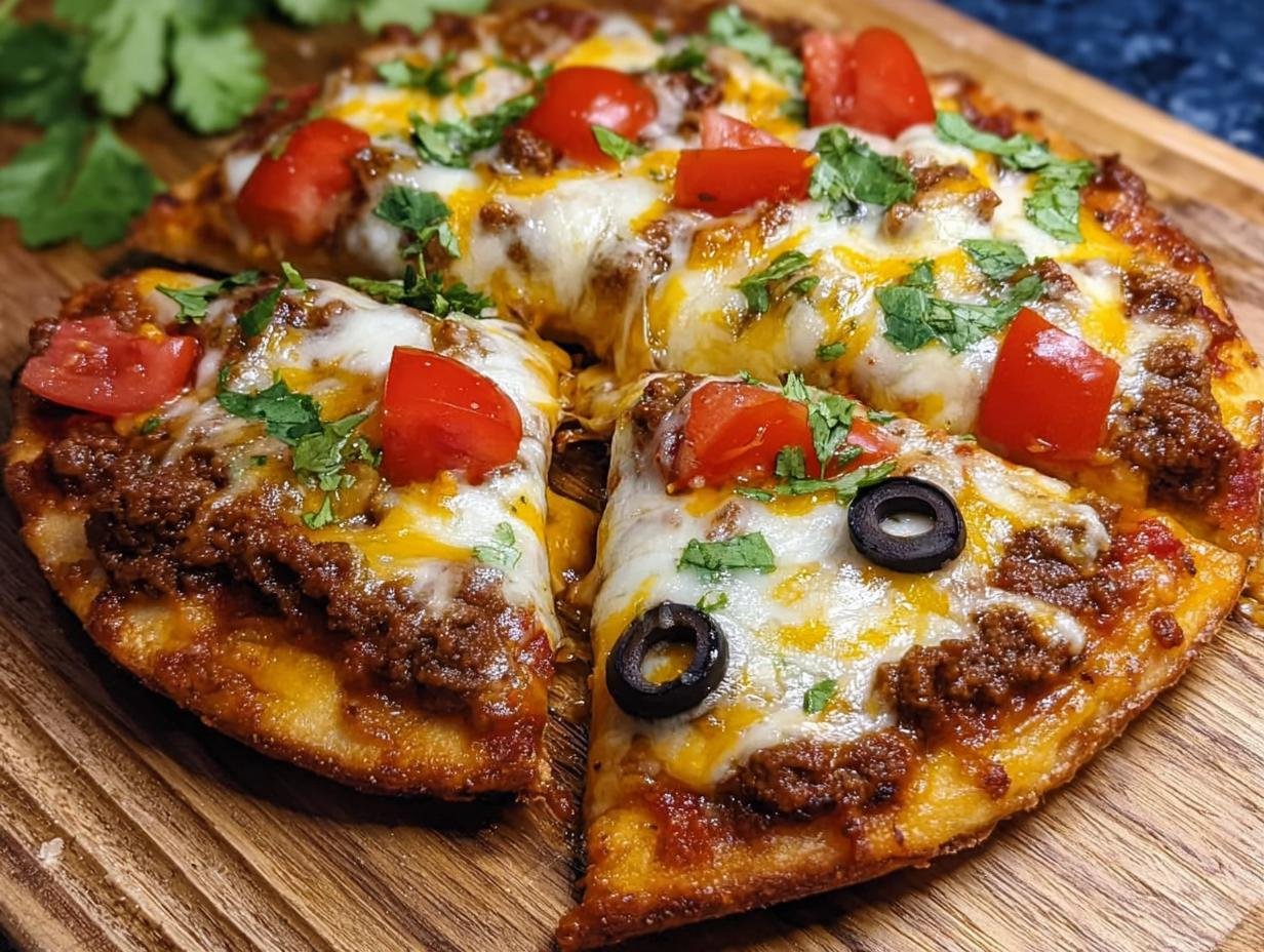 Amazing Mexican Pizza in 50 Minutes - Mexican Pizza - additional detail