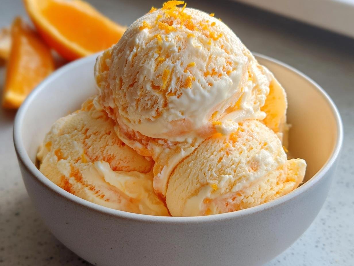 Orange Creamsicle Ice Cream