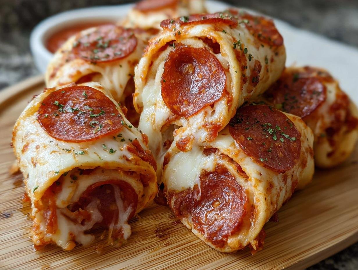 Pepperoni Pizza Roll Ups: 4 Easy Bites - Pepperoni Pizza Roll Ups - main visual representation