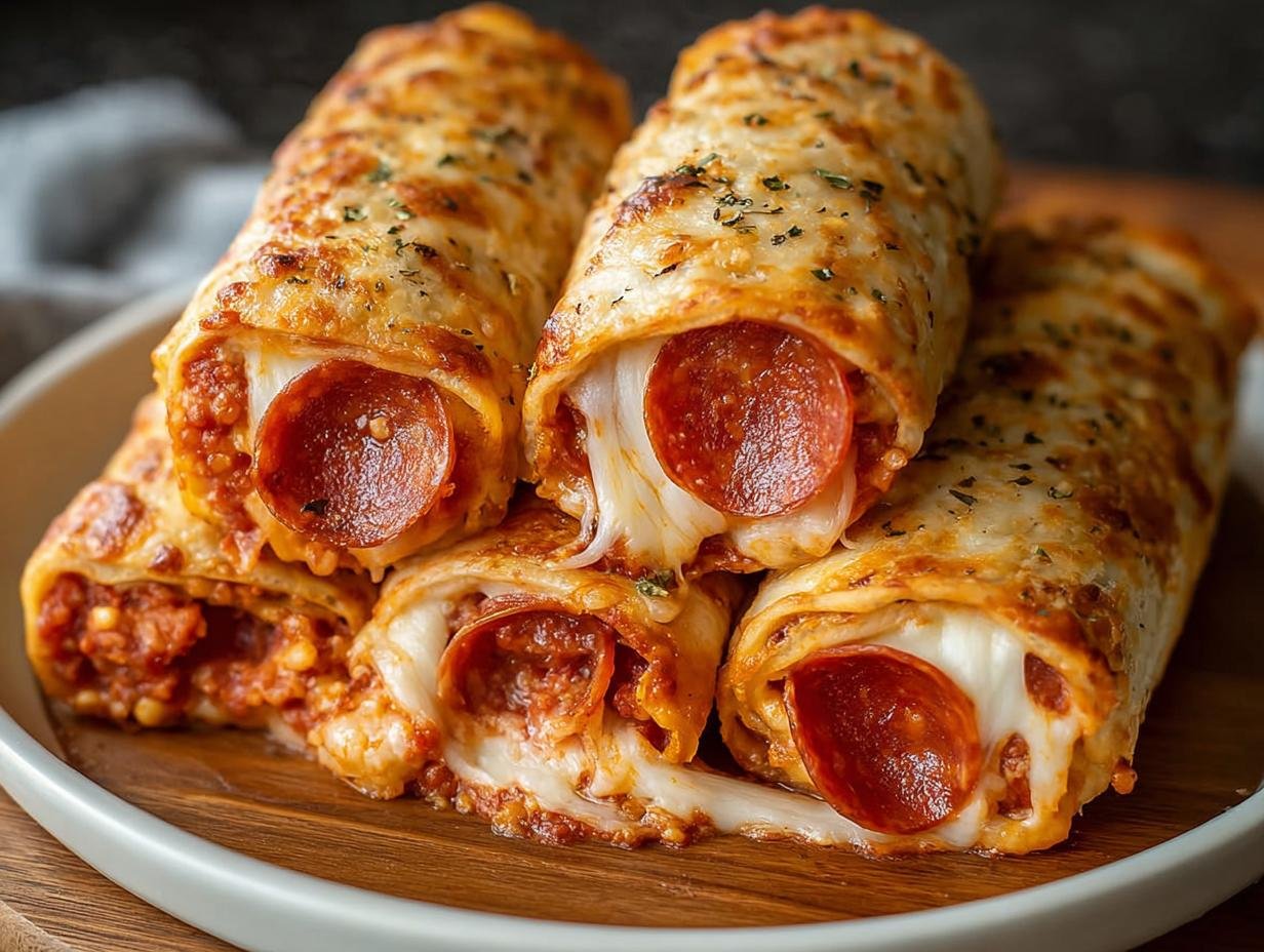 Pepperoni Pizza Roll Ups