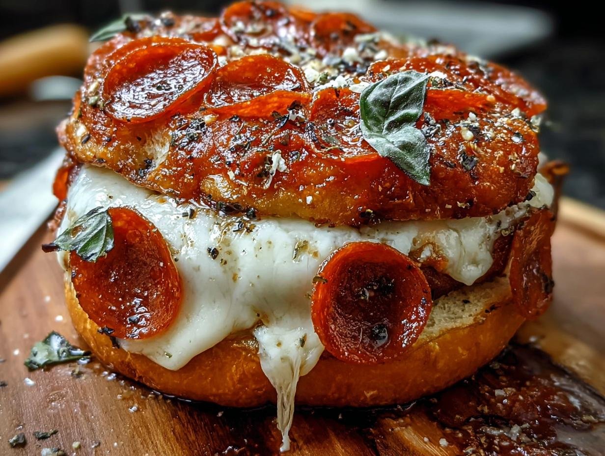 Amazing Pizza Burgers: 10 Easy Steps - Pizza Burgers - additional detail
