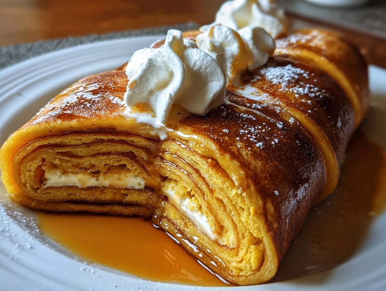 Pumpkin Cream Cheese Pancakes: 4 Easy Steps - Pumpkin Cream Cheese Pancake - additional detail