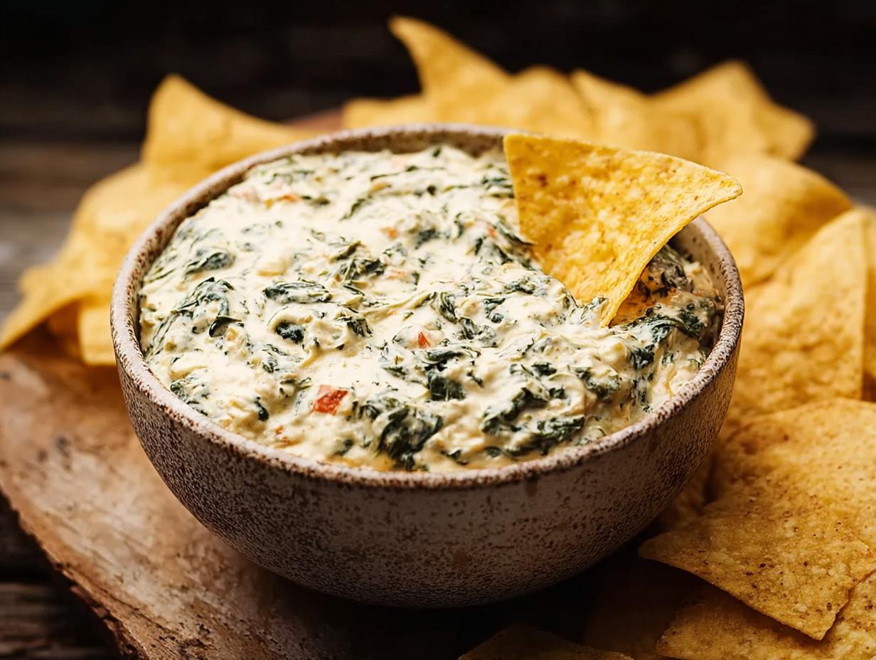 Queso Spinach Dip
