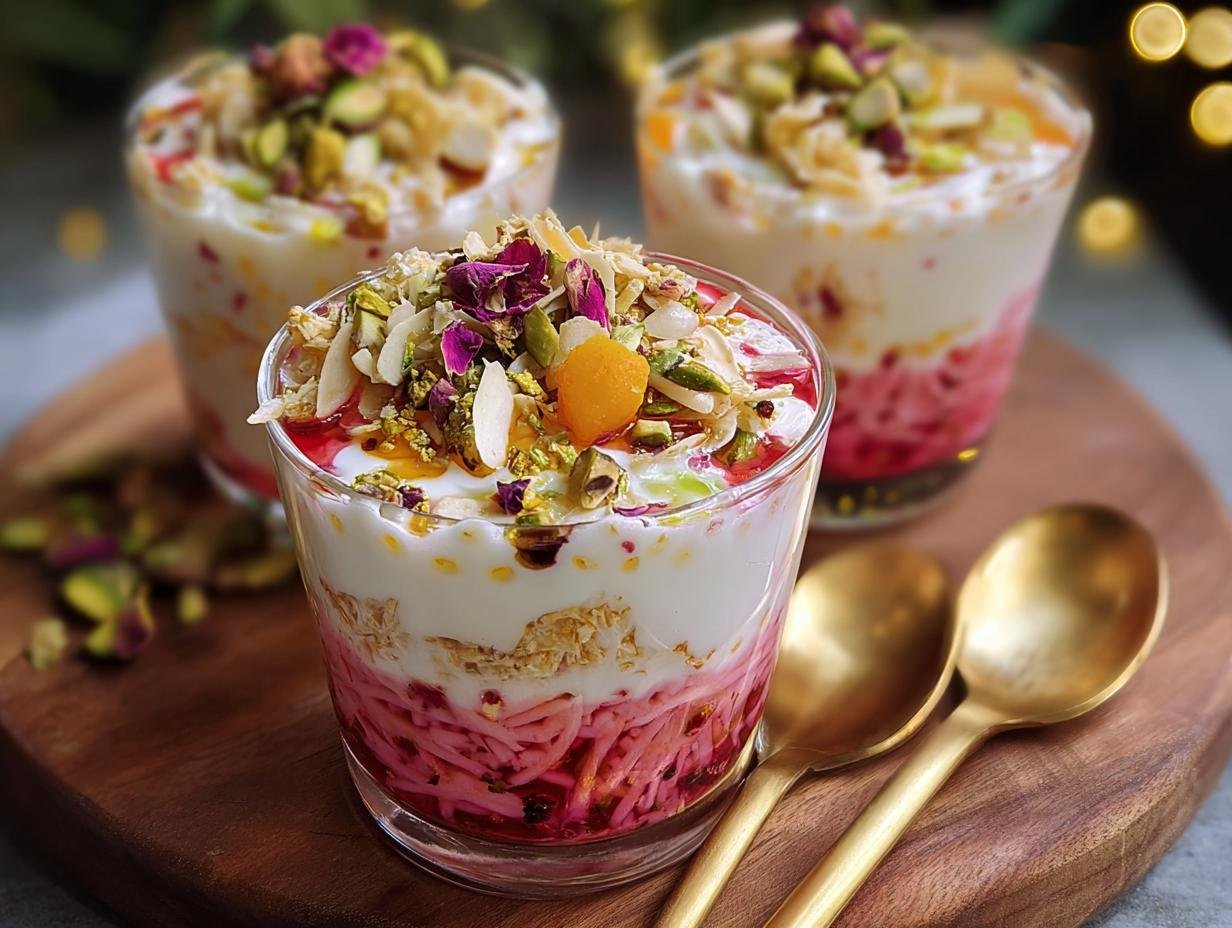 Rose Rasmalai Falooda