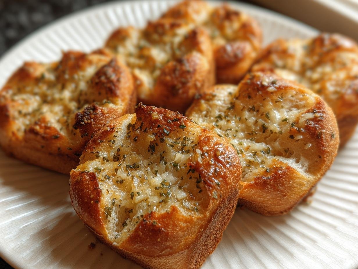 Sandwich Crust Garlic Rolls