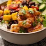 Shrimp Mango Salsa Bowls