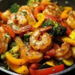 Shrimp Vegetables Skillet