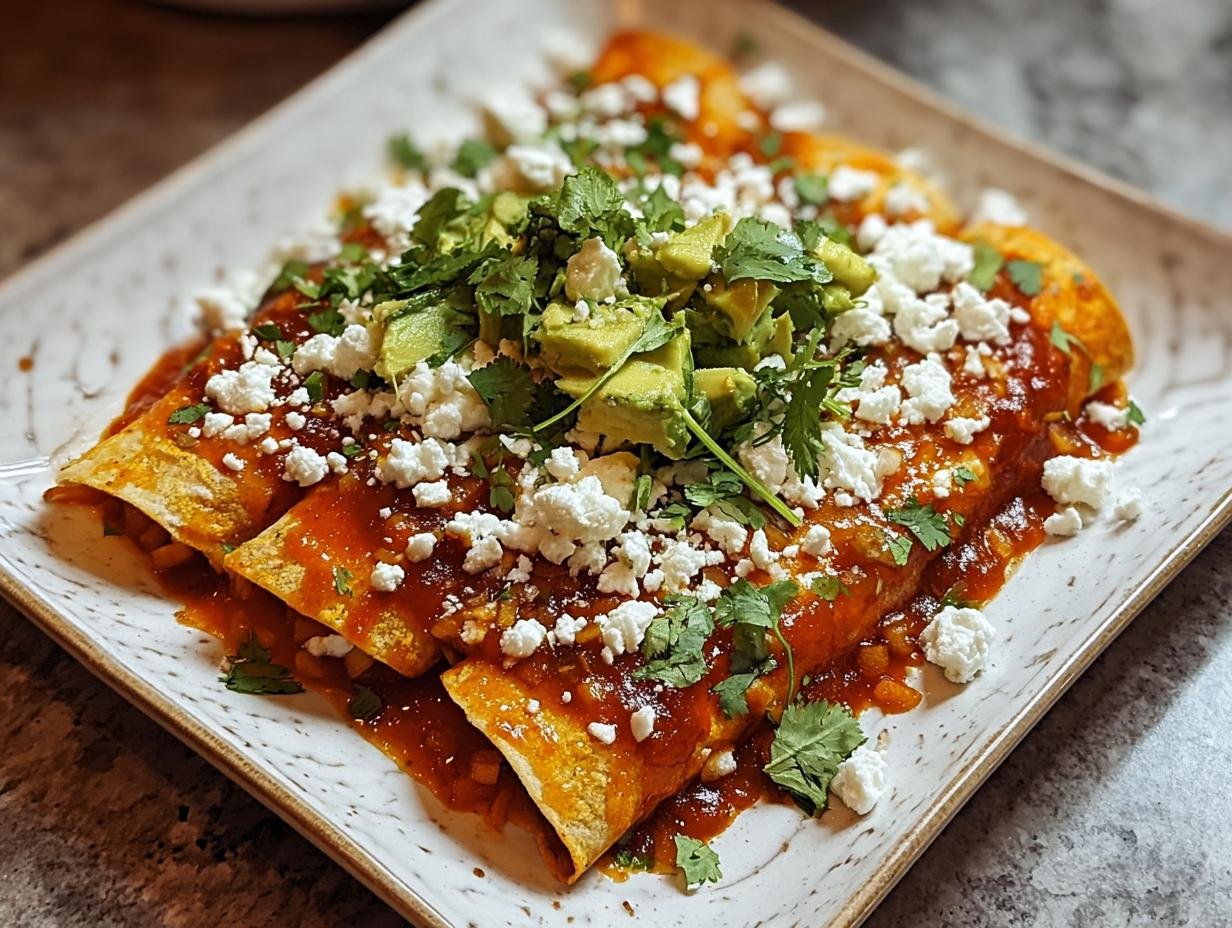 Sonoran Flat Enchiladas