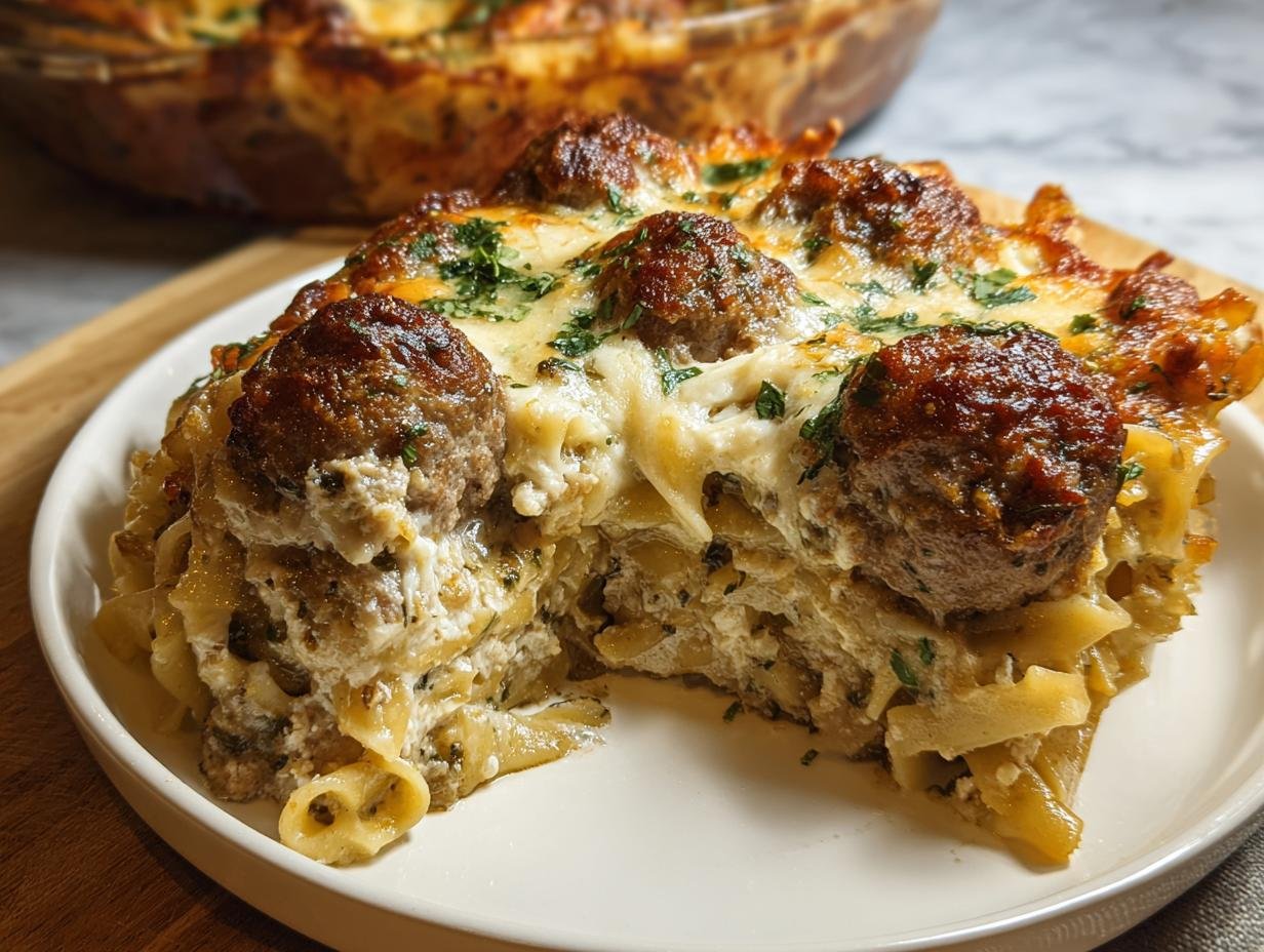 Swedish Meatball Noodle Bake: Easy Comfort Food - Swedish Meatball Noodle Bake - main visual representation