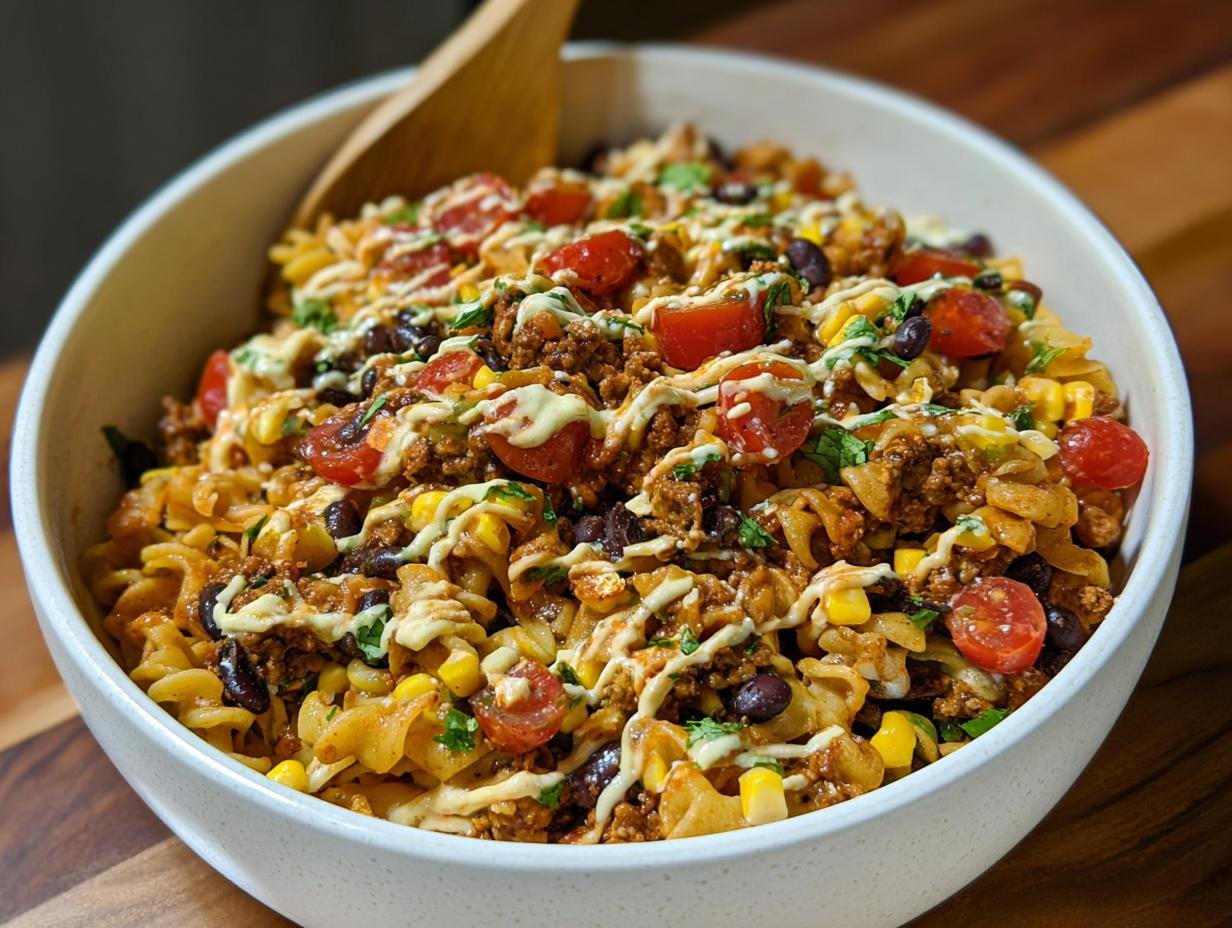 Taco Pasta Salad: 7 Secrets for Amazing Flavor - Vibrant Taco Pasta Salad with fresh ingredients