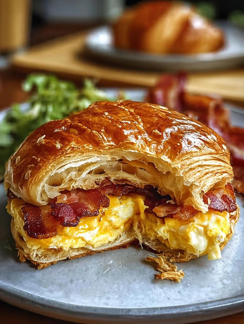 Bacon Egg Cheese Croissant