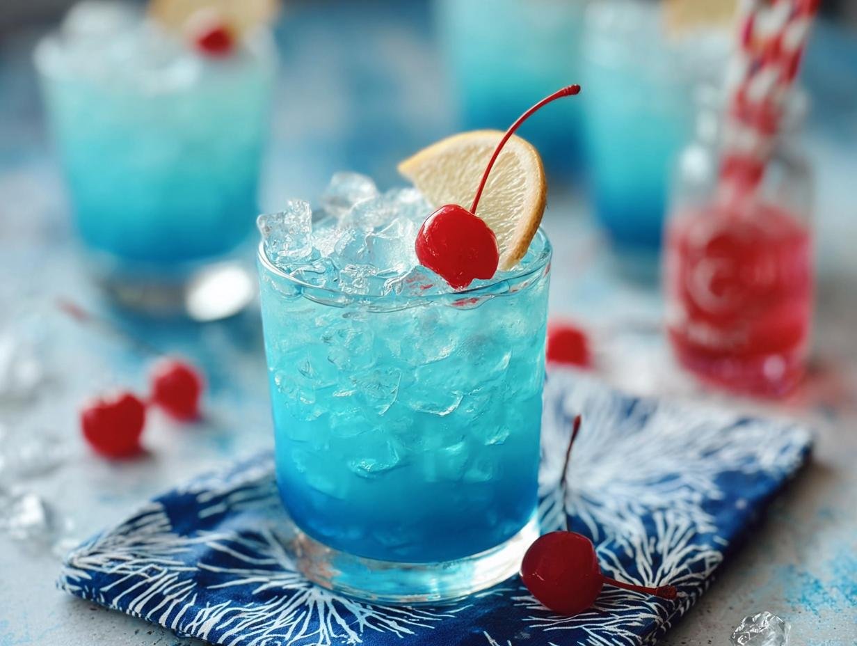 Blue Hawaiian Rum Punch: 4-Ingredient Tropical Bliss - Blue Hawaiian Rum Punch - main visual representation