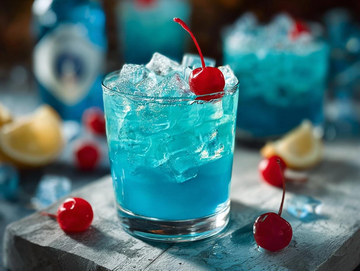 Blue Hawaiian Rum Punch: 4-Ingredient Tropical Bliss - Blue Hawaiian Rum Punch - additional detail