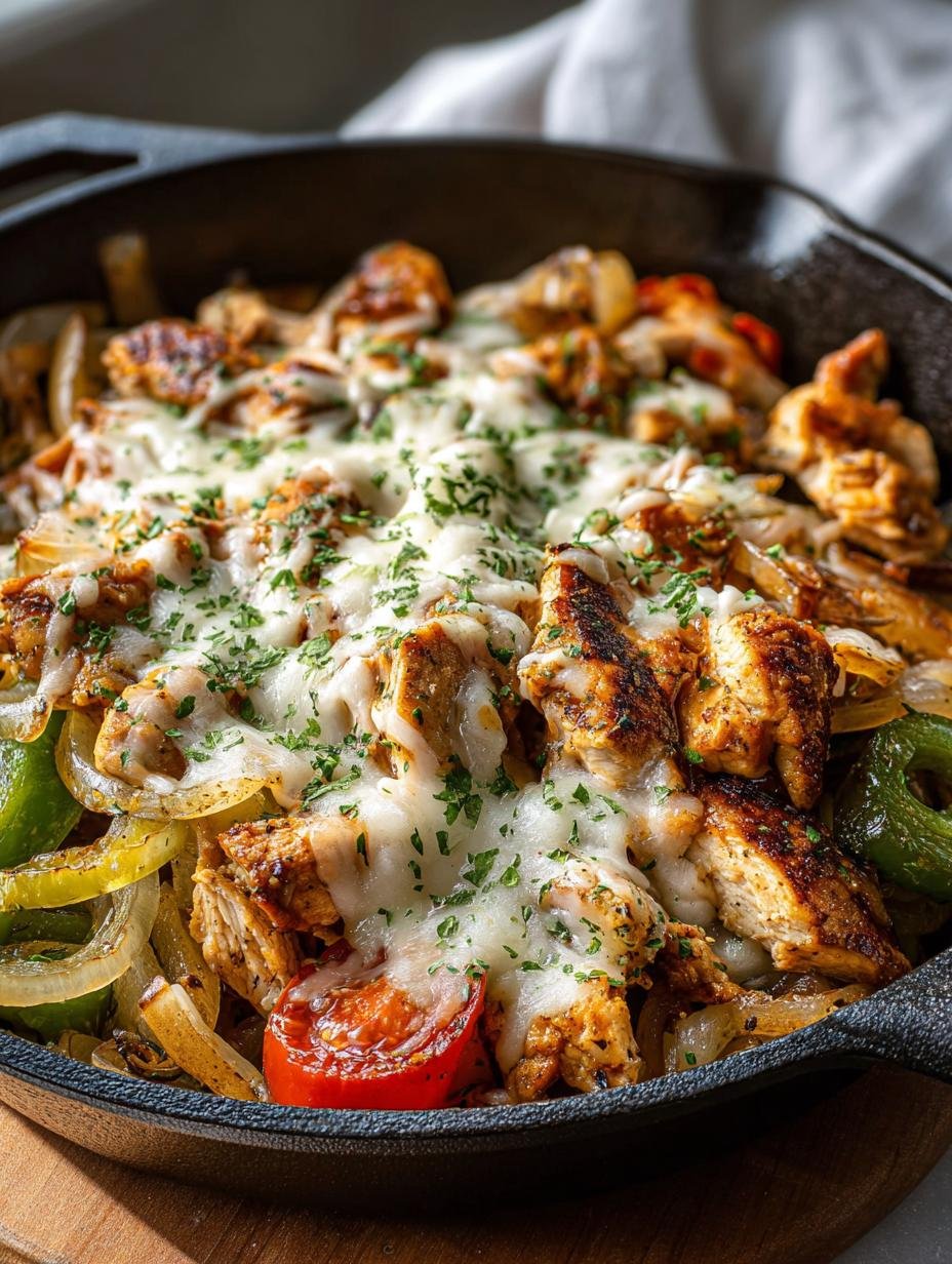 Chicken Cheesesteak Skillet