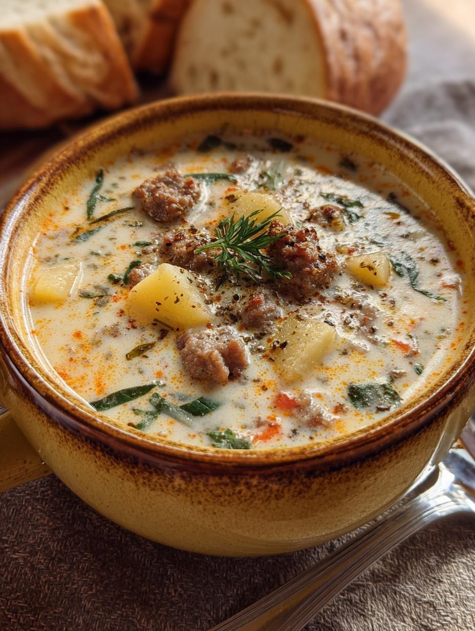 Creamy Italian Sausage Potato: 1 Pot Wonder Meal - Creamy Italian Sausage Potato - main visual representation