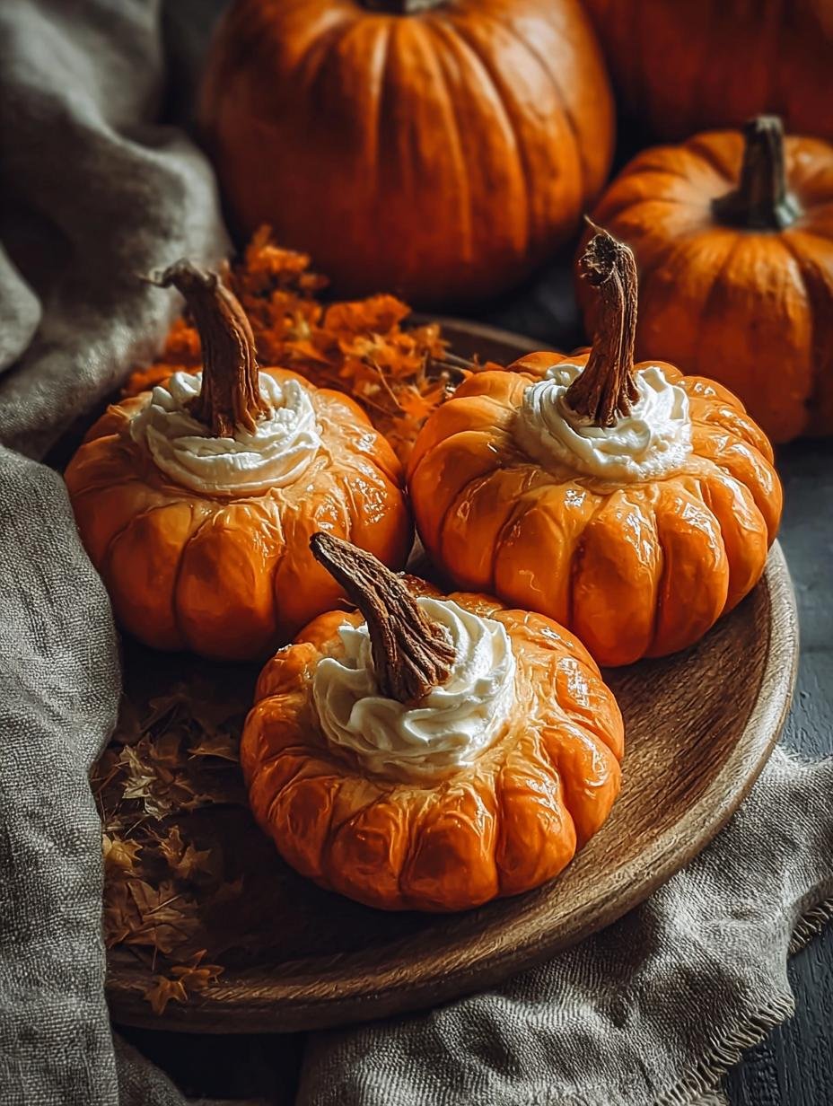 Crescent Pumpkins Cream Cheese: The 1 Amazing Secret - Golden brown crescent pumpkin cream cheese pastries on a baking sheet