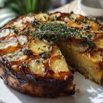 Crispy Balsamic Potato Torte