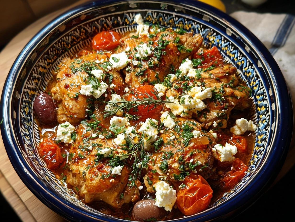 Crockpot Greek Chicken