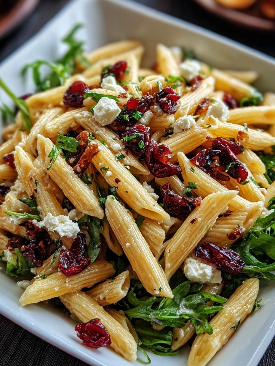 Feta Cranberry Penne Salad: 30 Min Amazing Recipe - Feta Cranberry Penne Salad - main visual representation