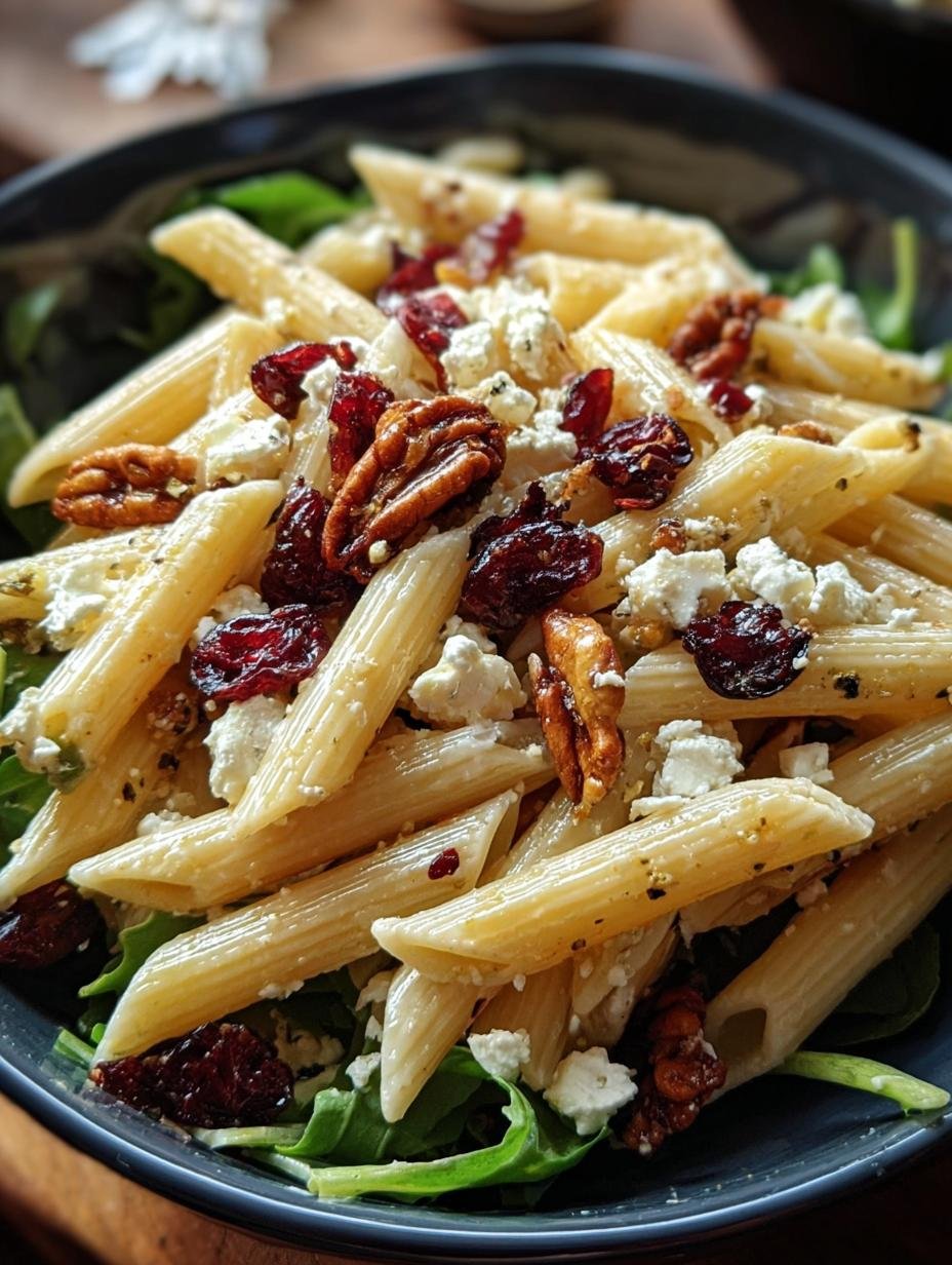 Feta Cranberry Penne Salad: 30 Min Amazing Recipe - Feta Cranberry Penne Salad - additional detail