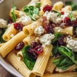 Feta Cranberry Rigatoni Salad