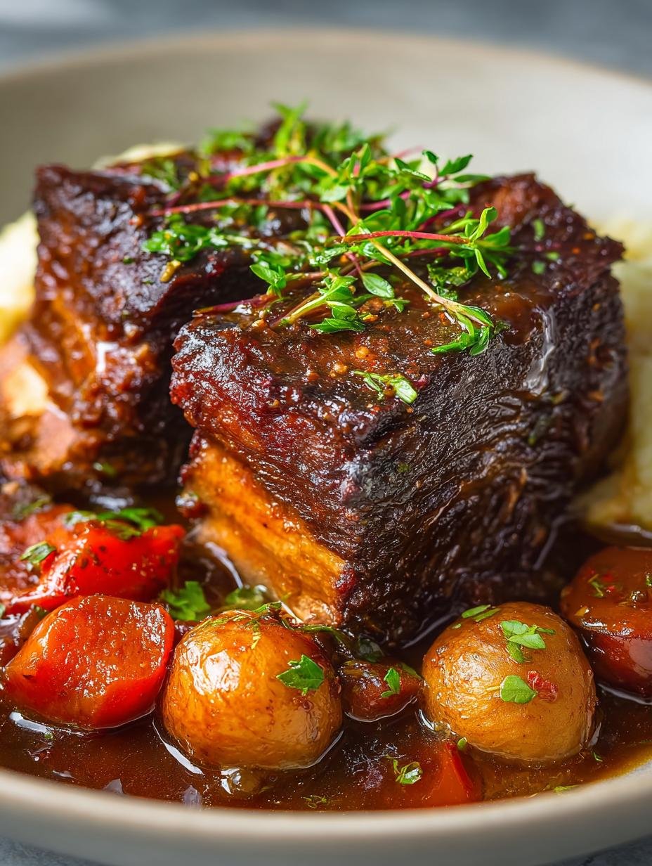 French Braised Short Ribs: 7 Steps to Gourmet Perfection - French Braised Short Ribs - main visual representation
