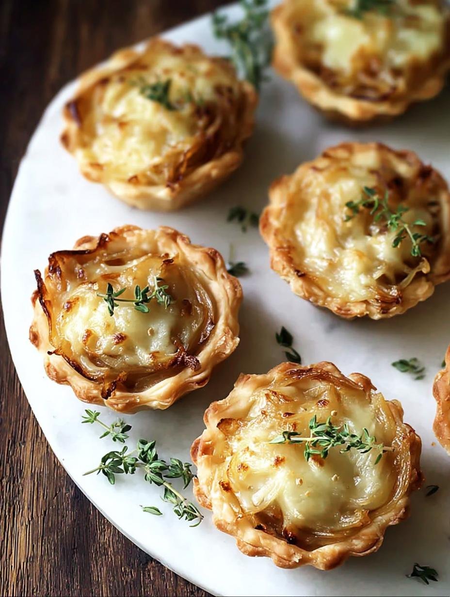 Amazing French Onion Tartlets: 12 Biting Joy - French Onion Tartlets - main visual representation
