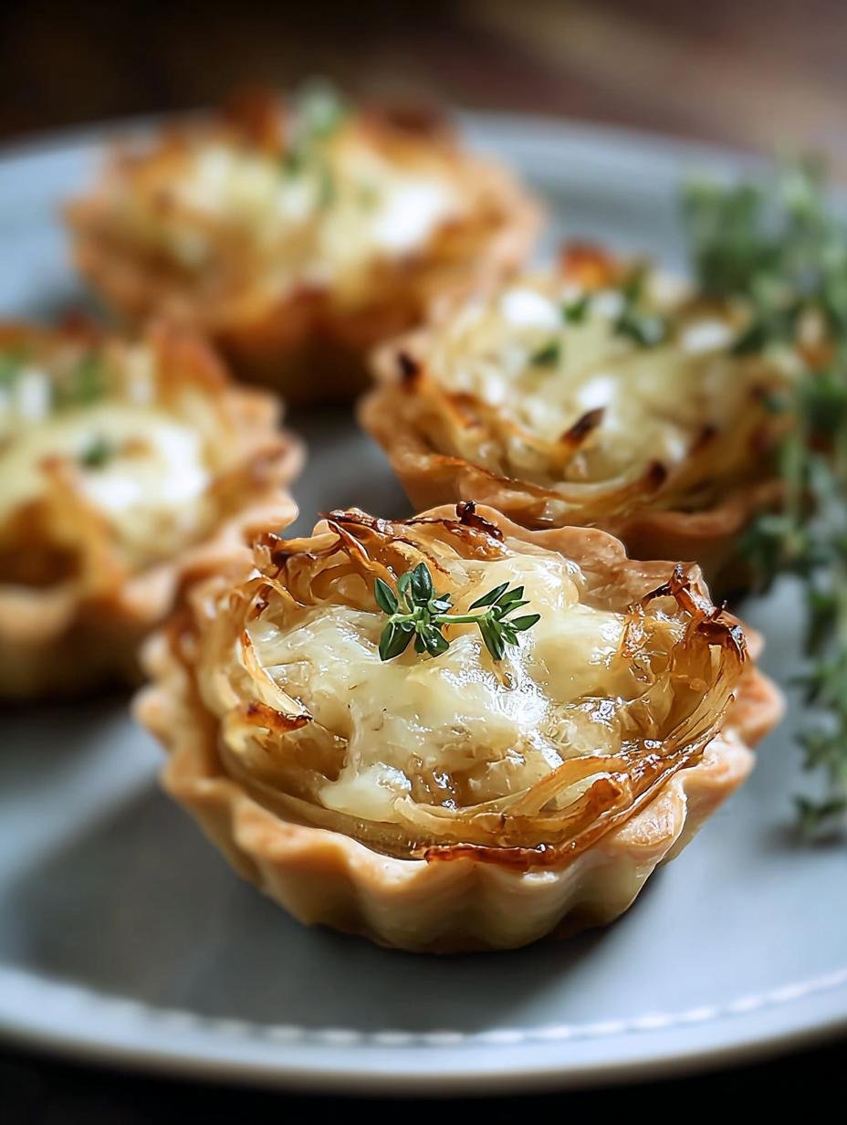 French Onion Tartlets
