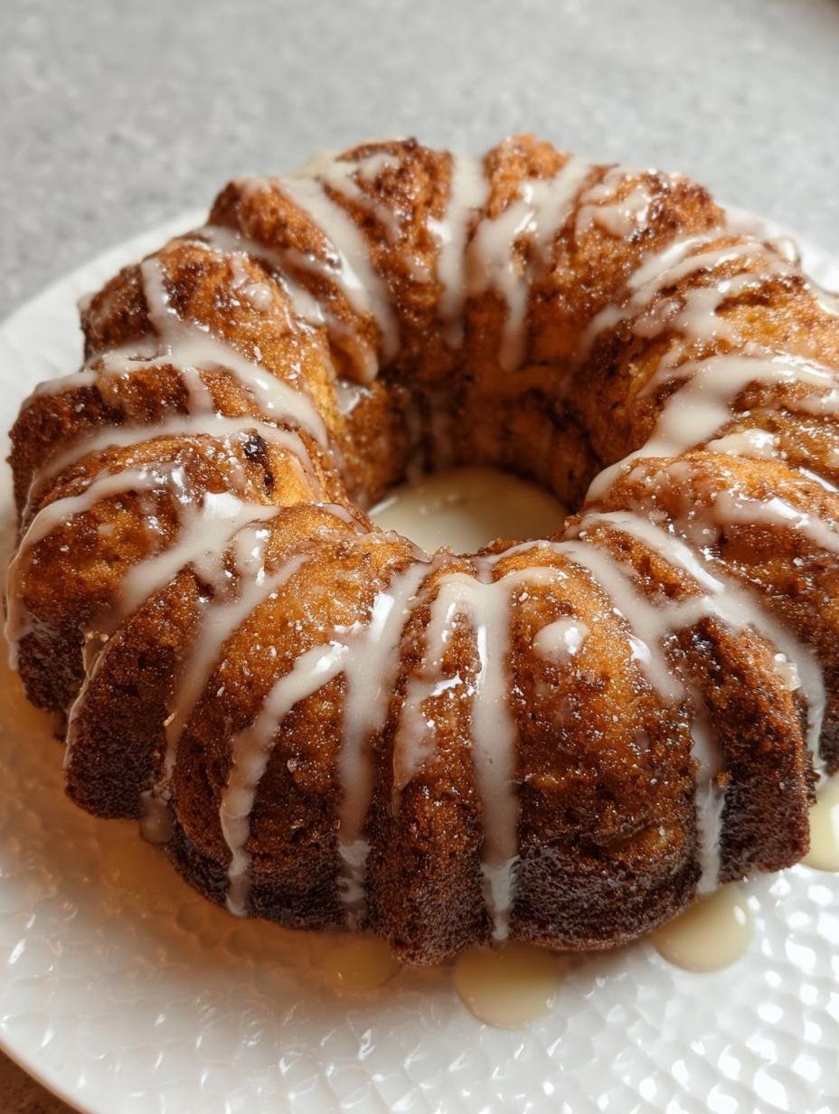 Hawaiian Roll Bundt Cake