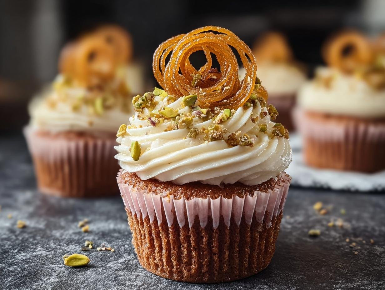 Jalebi Cupcakes