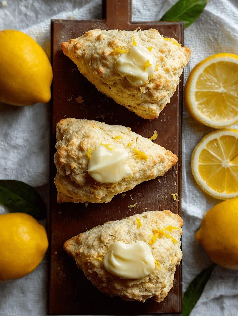 Divine Lemon Cream Scones: 1 Joyful Bite! - Lemon Cream Scones - main visual representation