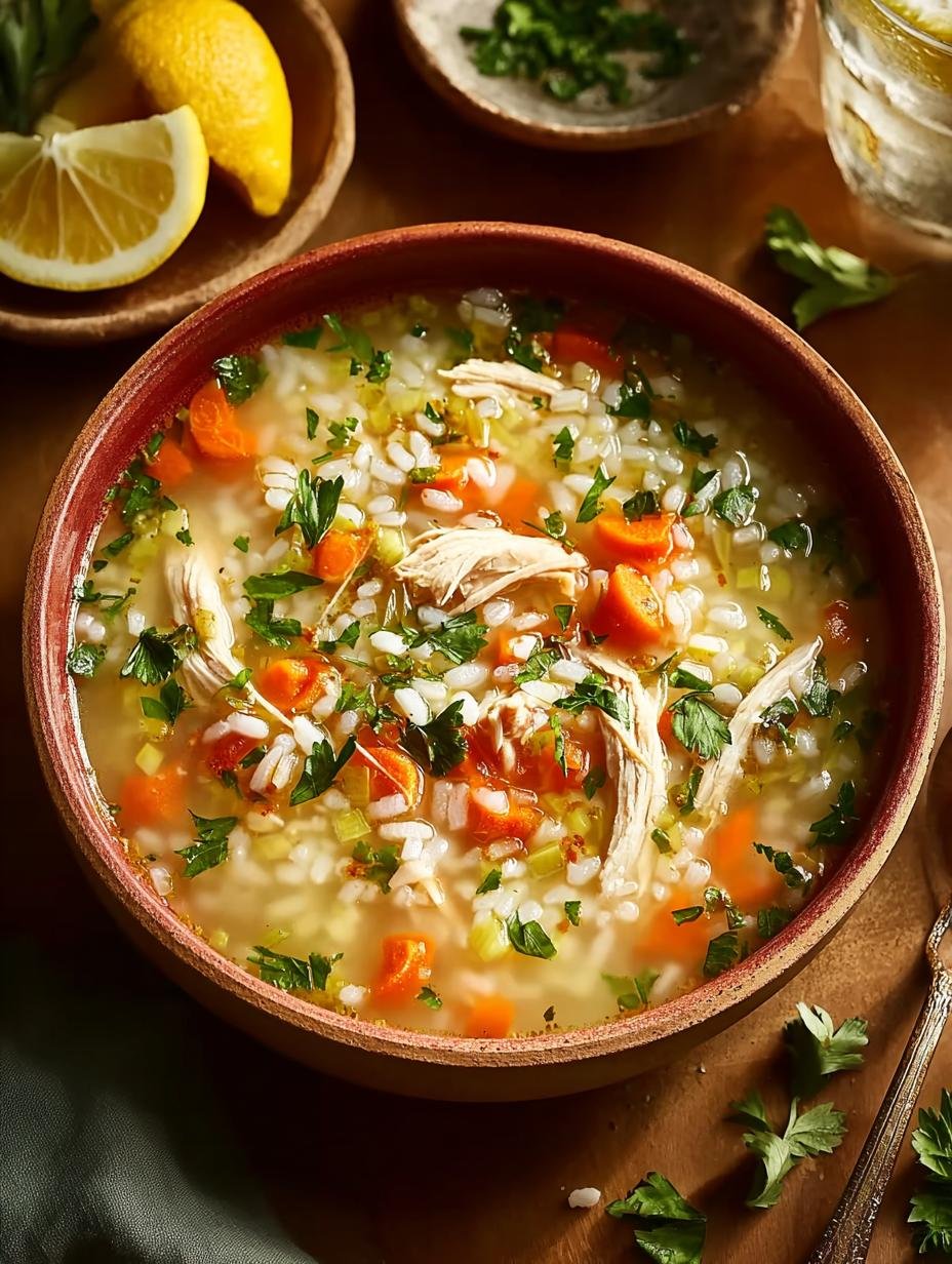 Lemony Chicken Rice Soup: 5 Reasons to Love This Comfort Dish - Lemony Chicken Rice Soup - main visual representation